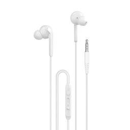 Casti in-ear wired 3.5mm minijack Alb