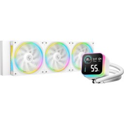 Cooler CPU LQ360 ARGB LED 3 x 120 mm Alb