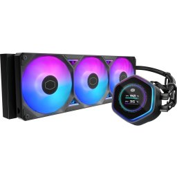 Cooler procesor MasterLiquid 360 Atmos II LCD ARGB LED 3 x 120 mm Negru