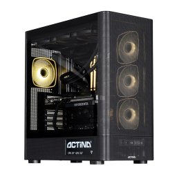 Sistem desktop brand Actina 5901443440246 PC AMD Ryzen™ 9 9900X3D 32 GB DDR5-SDRAM 1 TB SSD NVIDIA GeForce RTX 5070 Ti Windows 11 Home Midi Tower Black