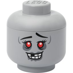 Room Copenhagen LEGO Storage Head "Zombie", large (gray)