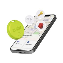 Tracker SBS Track My Circle compatibil Apple Find My, localizare obiecte, verde