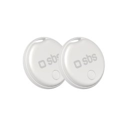 Tracker SBS Track My Circle compatibil Apple Find My, set 2 bucati, alb