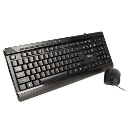 Tastatura Kit SPOK-WD-02 Tastatura USB + Mouse Optic USB Negru