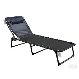 HR SEZLONG REGLABIL 189*58*30CM, Black