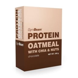 Alimente fitness Terci de ovăz proteic cu semințe de chia și nuci - GymBeam