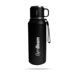 Accesorii fitness Termos Steel Vacuum Flask Black 1000 ml - GymBeam