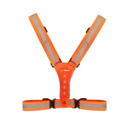 Accesorii fitness Vestă reflectorizantă sport Orange - GymBeam