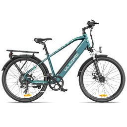 Biciclete electrice ULZOMO METRO 26 E-bike (Green)