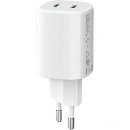 Incarcator de retea Mi Travel Charger Nano Turbo GaN Fast Charger 2C (C+C) 45W White