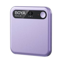 Microfon BOYA Notra AI Powered Audio Transcripter, Summanizer and Wireless Note Recorder, 64GB, Purple EU