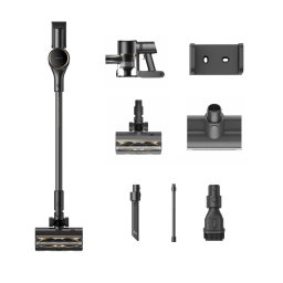 Aspirator vertical fără fir 425W, 2-în-1, filtru HEPA, autonomie mare, 0.6L, multi-suprafețe, negru