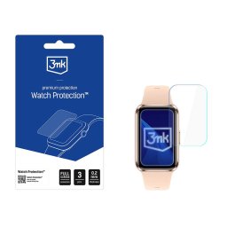 Folie pentru Huawei Band 11 (set 3) - 3mk Watch Protection ARC - Clear