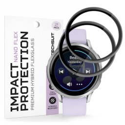 Folie pentru Garmin Venu 4 41mm (set 2) - Techsuit Nano Flex - Black