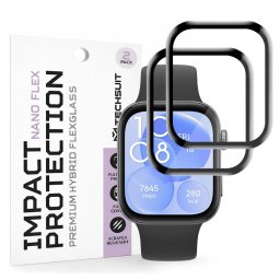 Folie pentru Huawei Watch Fit 3 (set 2) - Techsuit Nano Flex - Black
