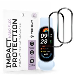 Folie pentru Xiaomi Mi Band 9 / 9 NFC (set 2) - Techsuit Nano Flex - Black