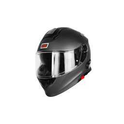 Casca moto Origine Delta BT Solid rabatabila cu ochelari, Bluetooth incorporat, culoare titaniu mat, marime M