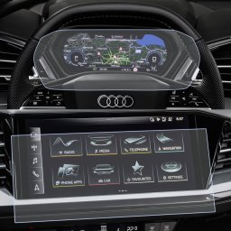 Audi Q4 E-Tron 2021+ Set (2 buc.) Folii de Protectie pentru Display Ceasuri si Navigatie - HD-Premium FoliaTa