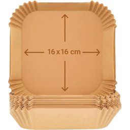 TESLA AirCook QB2055 - 100 buc - Matriță de hârtie pentru friteuză cu aer cald