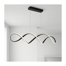 Brilagi - Lustră LED suspendată pe cablu DNA, 41 W, 230 V, 4100 K, negru