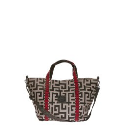 AMES Geantă Theros beige black red