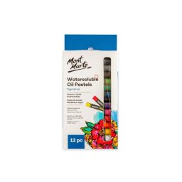 Pastel ulei solubil Mont Marte, 12 buc/set