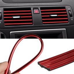 Rola Ornament Auto de tip "U" pentru muchii sau grila ventilatie, 15m liniari, culoare Rosie FAVLine Selection