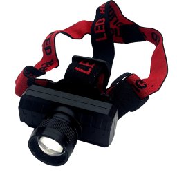 Lanterna frontala LED VARGO cu zoom, acumulator si încarcare USB, V-111498
