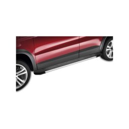 Praguri laterale pentru Hyundai Tucson III (2015-2020), 173 cm, ABS + aluminiu