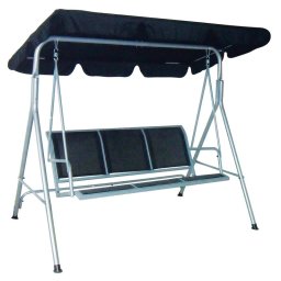 Balansoar de gradina Cairo, 3 locuri, copertina reglabila, 150 kg