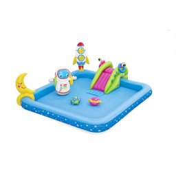 Piscina gonflabila pentru copii Bestway Little Astronaut cu tobogan