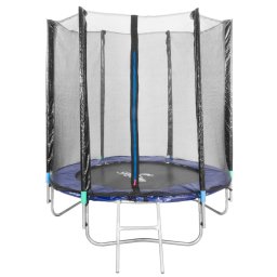 Trambulina pentru copii Skipjump 183 cm cu plasa exterioara si scara