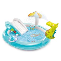 Centru de joaca gonflabil pentru copii Intex Gator Play Center 201x170x84 cm