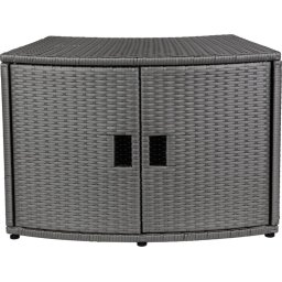 Mobilier pentru jacuzzi rotund MSpa cu spatiu de depozitare, 80x30x58 cm