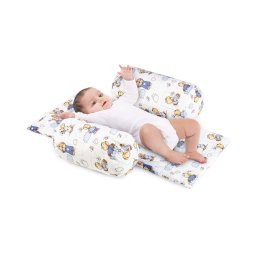 Suport ergonomic pentru bebelusi SomnArt cu paturica impermeabila, Ursuleti