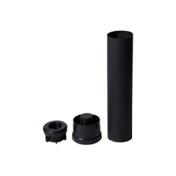 Picior ajustabil pentru somiera, reglabil 23-26 cm, metal negru