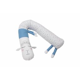 Protectie laterala pentru patut Oita albastra, 25x180 cm, SomnArt