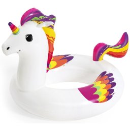 Colac gonflabil pentru copii Bestway Unicorn, 119x91 cm