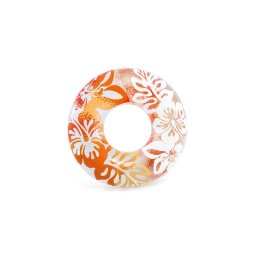 Colac gonflabil pentru copii Intex Clear Color, 91 cm, model mixt
