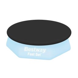 Prelata pentru piscina Bestway FlowClear 244 cm, PE, rotunda