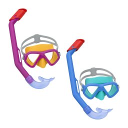 Masca de snorkeling Bestway Dominator cu snorkel, mix culori