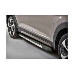 Praguri laterale negre din aluminiu pentru Nissan Juke I 2010-2020