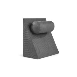 Perna ortopedica antireflux pentru citit si TV, 60x68x30 cm, gri