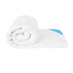 Pilota antiacarieni Somnomed 200x220, microfibra alba, vara, 120 gsm