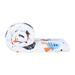 Pilota din bumbac Somnart Rachete 200x220 cm, umplutura 300 gsm