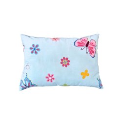 Perna pentru copii SomnArt Flori si Fluturi 50x70 cm, bumbac