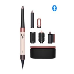Aparat de uscare si coafare Dyson 601848-01 HS08 Airwrap i.d.™ Straight + Wavy T1/T2 CePk/RoseGold, 1300W, 13.5 l/s, Ondulare automata, Ionizare, 3 viteze, 3 temperaturi, Bluetooth, Rose Gold