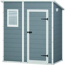 Casuță de grădină Keter Manor plastic 6x4 175x103 cm gri