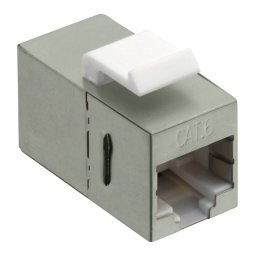 CUPLA RJ-45 LOGILINK pt. cablu FTP, SFTP, Cat6, 2 x RJ-45 (T), ecranat, metal, keystone, latime 14.6mm, "NK4011