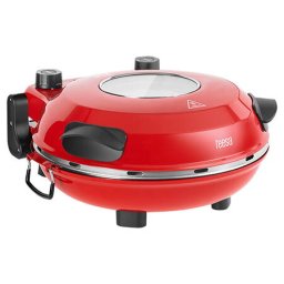 Aparat gatit cu aburi aparat preparare pizza, 1200W, Rosu